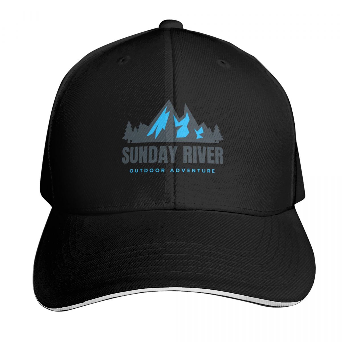 Outdoor Adventure America - アメリカ合衆国、ニューイングランド州、メイン州にあるサンデー川 - マウンテン、アウトドア、スノーボード、スキー、ハイキング、野球帽