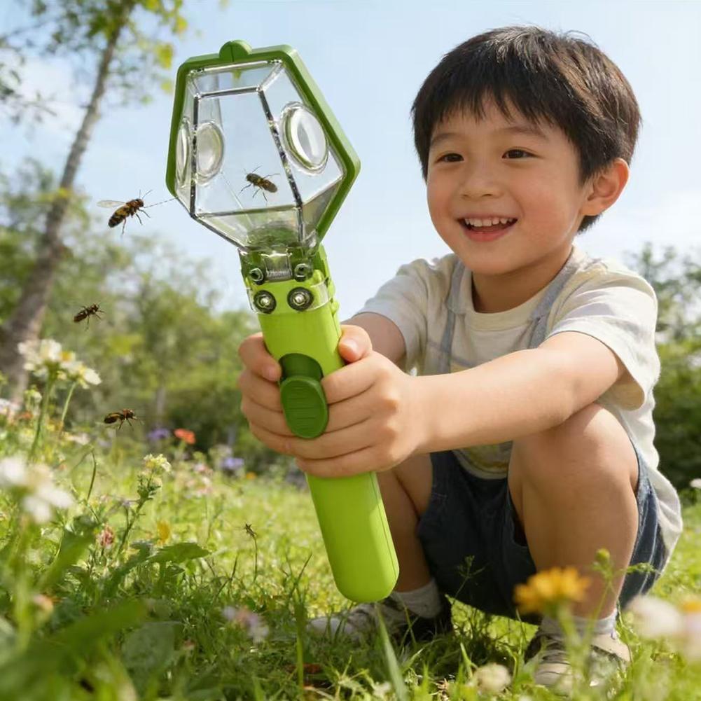 Outdoor Adventure Educator - ハンドヘルド昆虫キャッチャーおもちゃポータブルバグキャッチャー屋外冒険昆虫学教育用子供向け