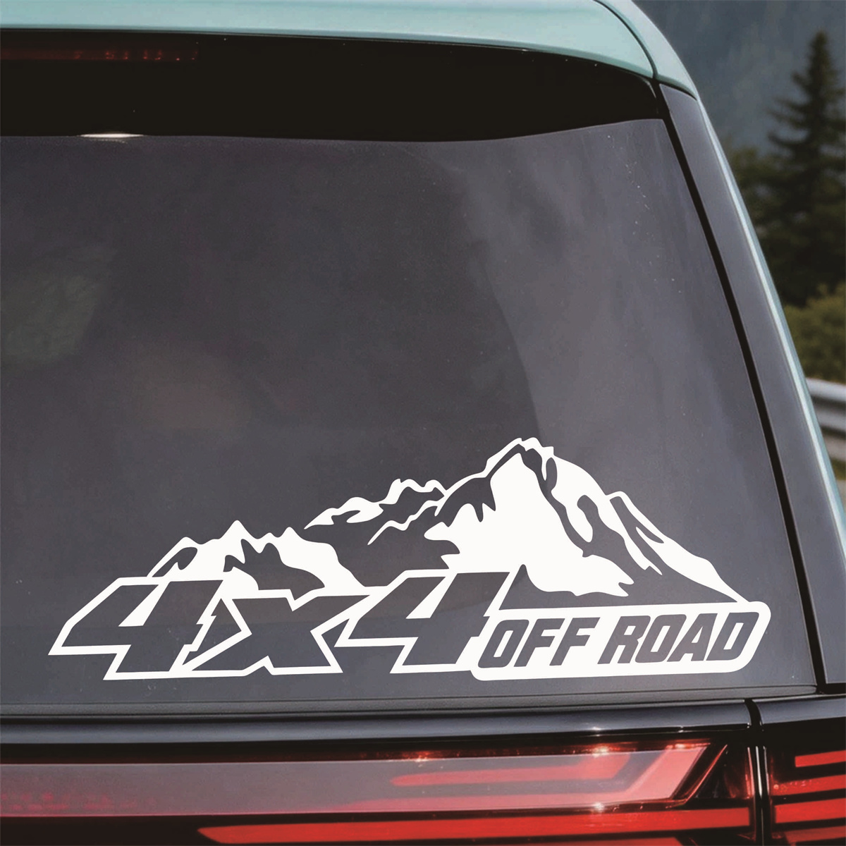 Outdoor Adventure Jeep - 4X4オフロードマウンテンビニールデカール アウトドアアドベンチャー サイドドアボディデコレーションステッカー ジープ、トヨタ、フォード、日産、三菱、GMC用