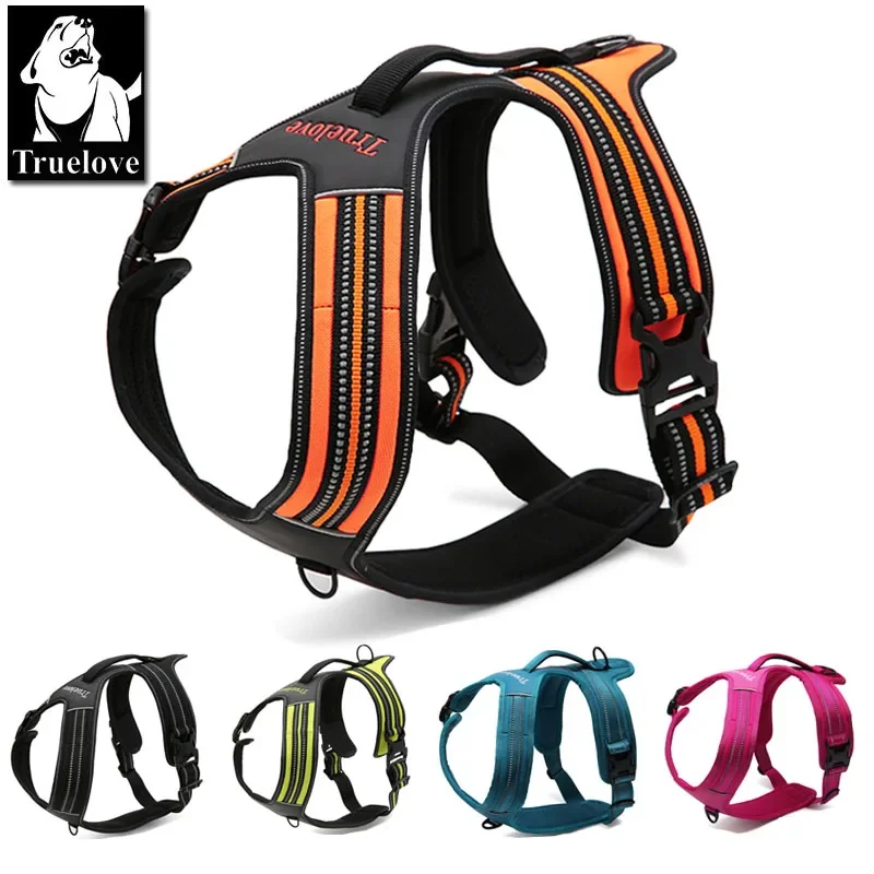Outdoor Adventure Xl - トゥルーラブ スポーツ ナイロン 反射材付き ノープル 犬用ハーネス