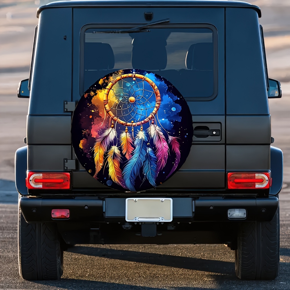 スターリーナイト ドリームキャッチャー タイヤカバー 鮮やか - Outdoor Adventure Jeep のレビューと価格