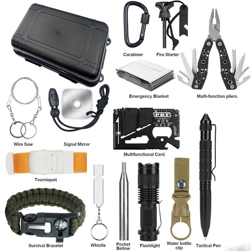 ホンルイDIYコンパクトポータブル耐衝撃サバイバルギア緊急ツ - Outdoor Adventure Gear のレビューと価格