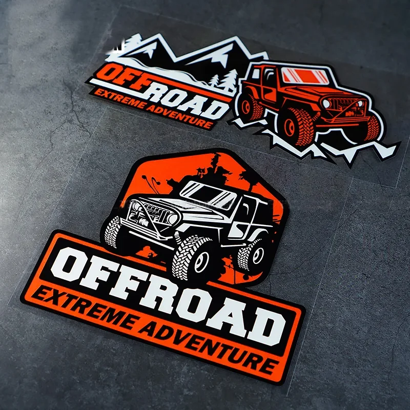 オフロードエクストリームアドベンチャーカーステッカージープヴ - Outdoor Adventure Jeep のレビューと価格