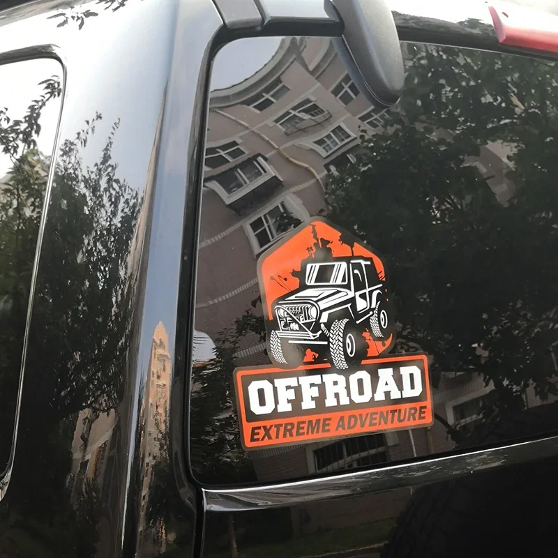 オフロードエクストリームアドベンチャーカーステッカージープヴ - Outdoor Adventure Jeep のレビューと価格