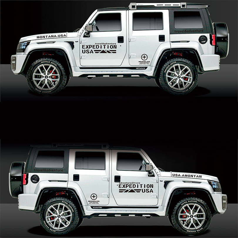 マウンテンエクスペディションアドベンチャーカーステッカーボデ - Outdoor Adventure Jeep のレビューと価格