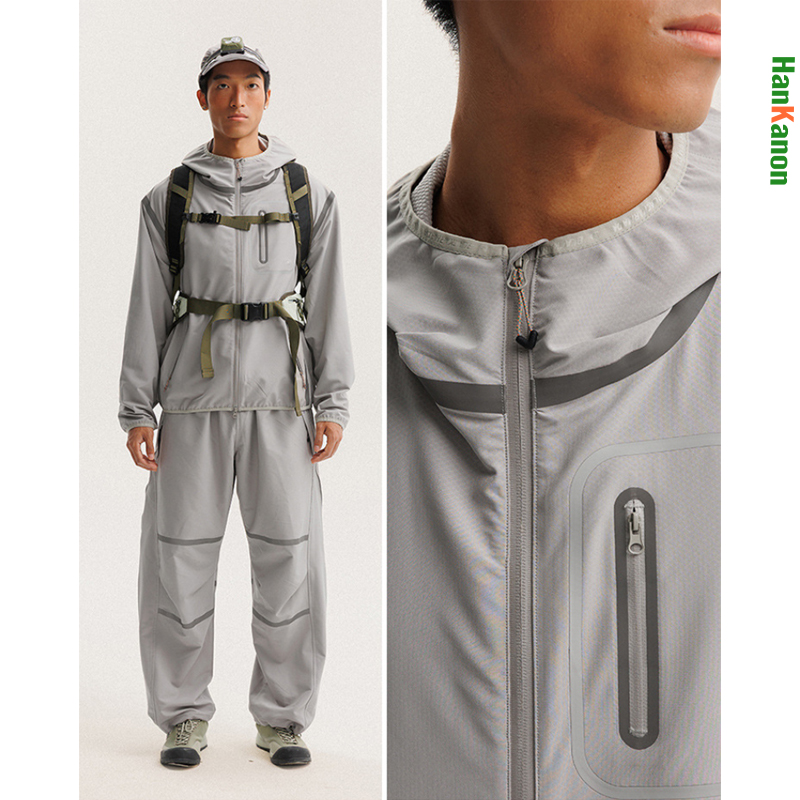 ユニセックス軽量アウトドアウィンドシェルジャケット：撥水性、 - Outdoor Adventure Training のレビューと価格
