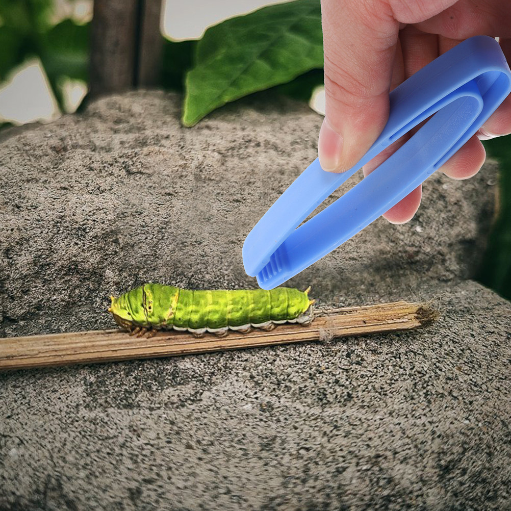 4本セット、平らな先端のプラスチック製ピンセット。指先の器用 - Outdoor Adventure Educator のレビューと価格