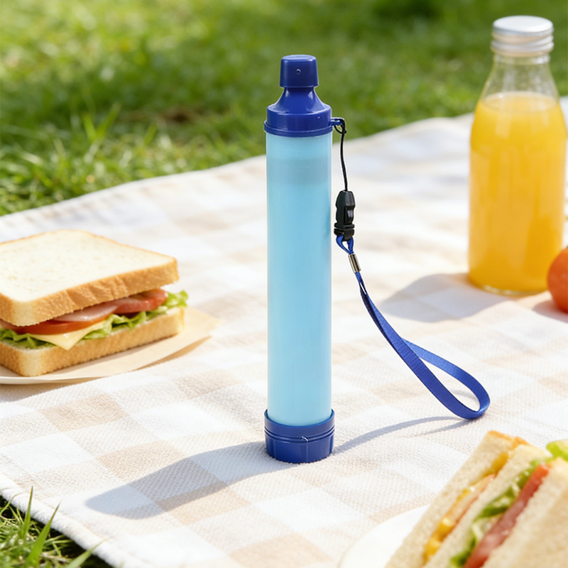 バックパッキング用携帯型浄水ストロー 緊急用浄水器 軽量サバ - Outdoor Adventure Gear のレビューと価格