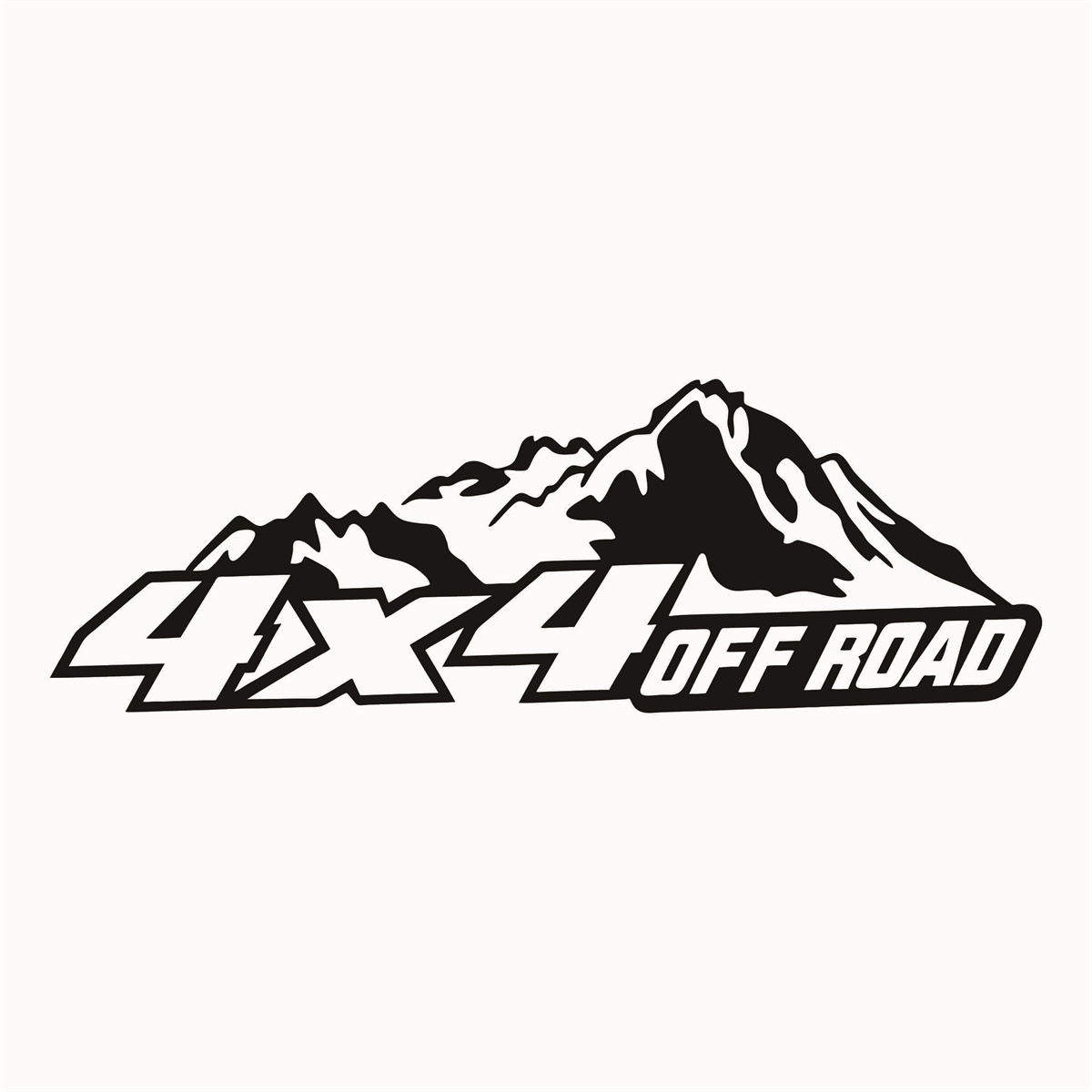 4X4オフロードマウンテンビニールデカール アウトドアアドベ - Outdoor Adventure Jeep のレビューと価格