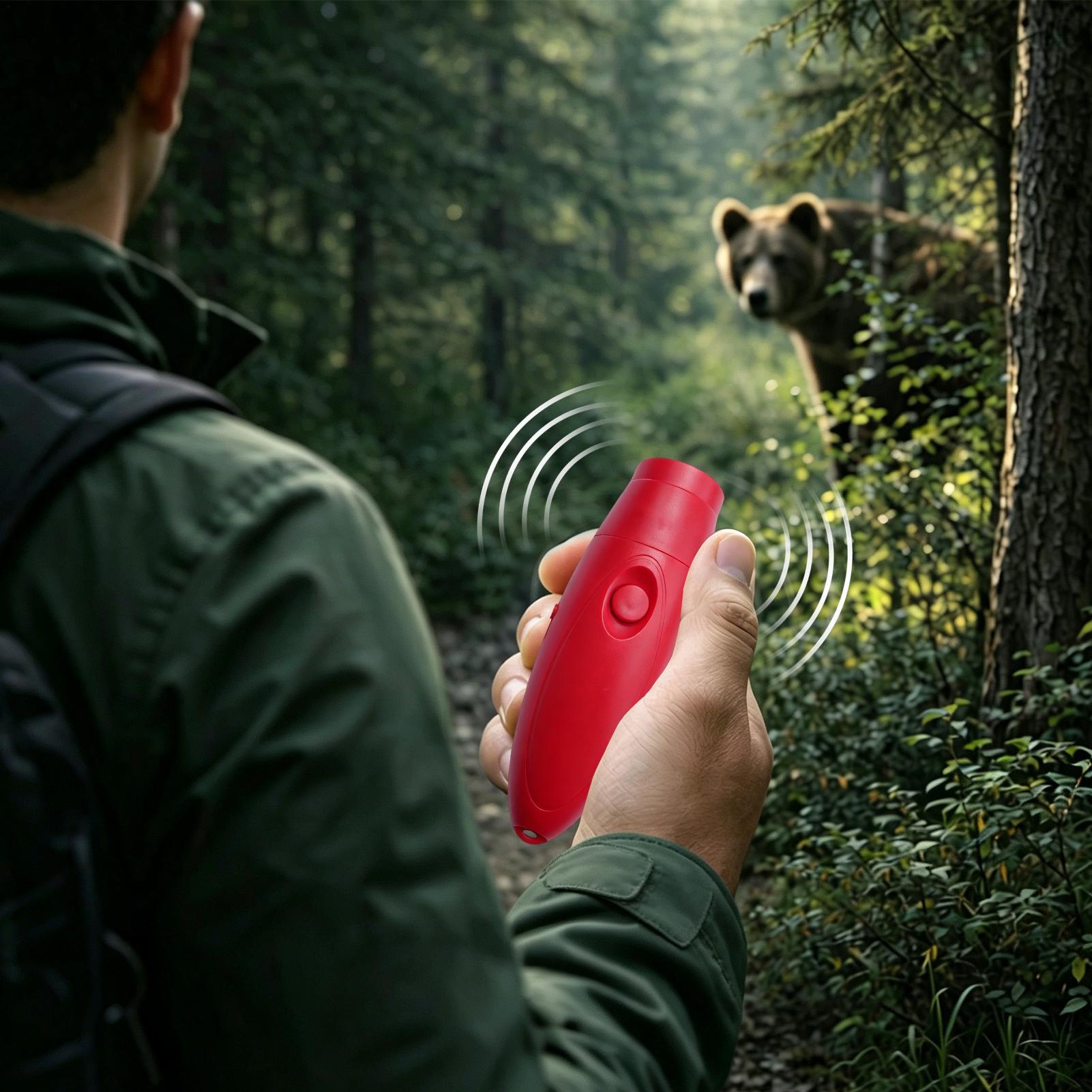130dBの屋外用動物対策ホーン。クマの接近を知らせるアラー - Outdoor Adventure And Travel のレビューと価格