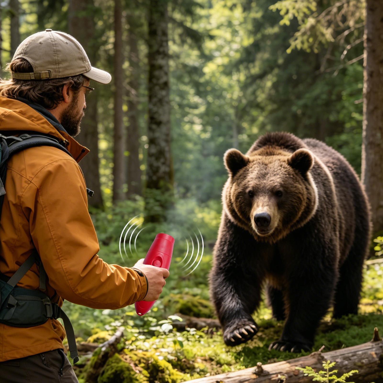 130dBの屋外用動物対策ホーン。クマの接近を知らせるアラー - Outdoor Adventure And Travel のレビューと価格