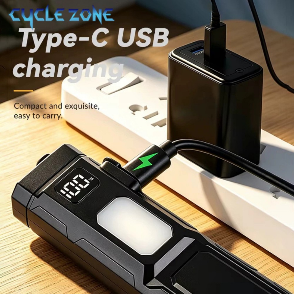 ポータブルポケットLED懐中電灯、Type-C充電式、デジタ - Outdoor Adventure Activities のレビューと価格