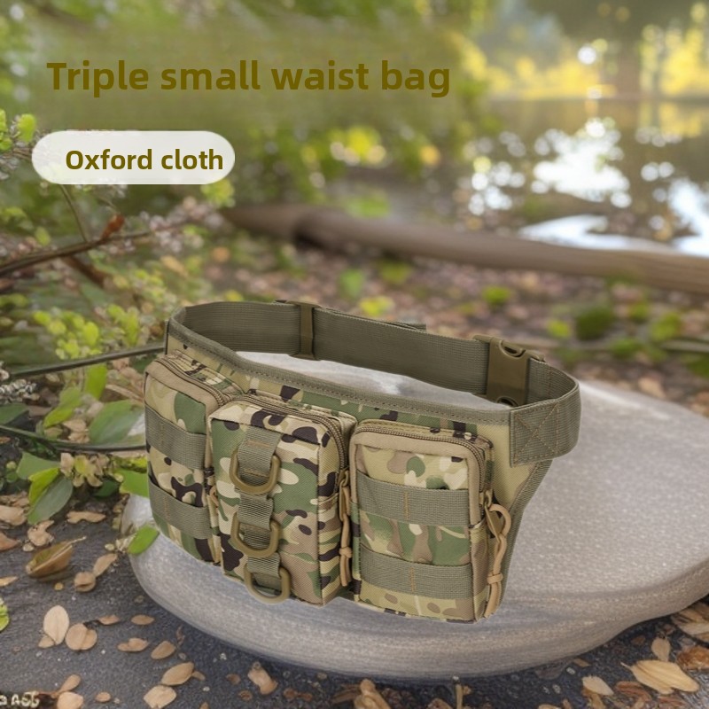 トリプルスモールファニーパックアドベンチャータクティクス迷彩 - Outdoor Adventure Training のレビューと価格
